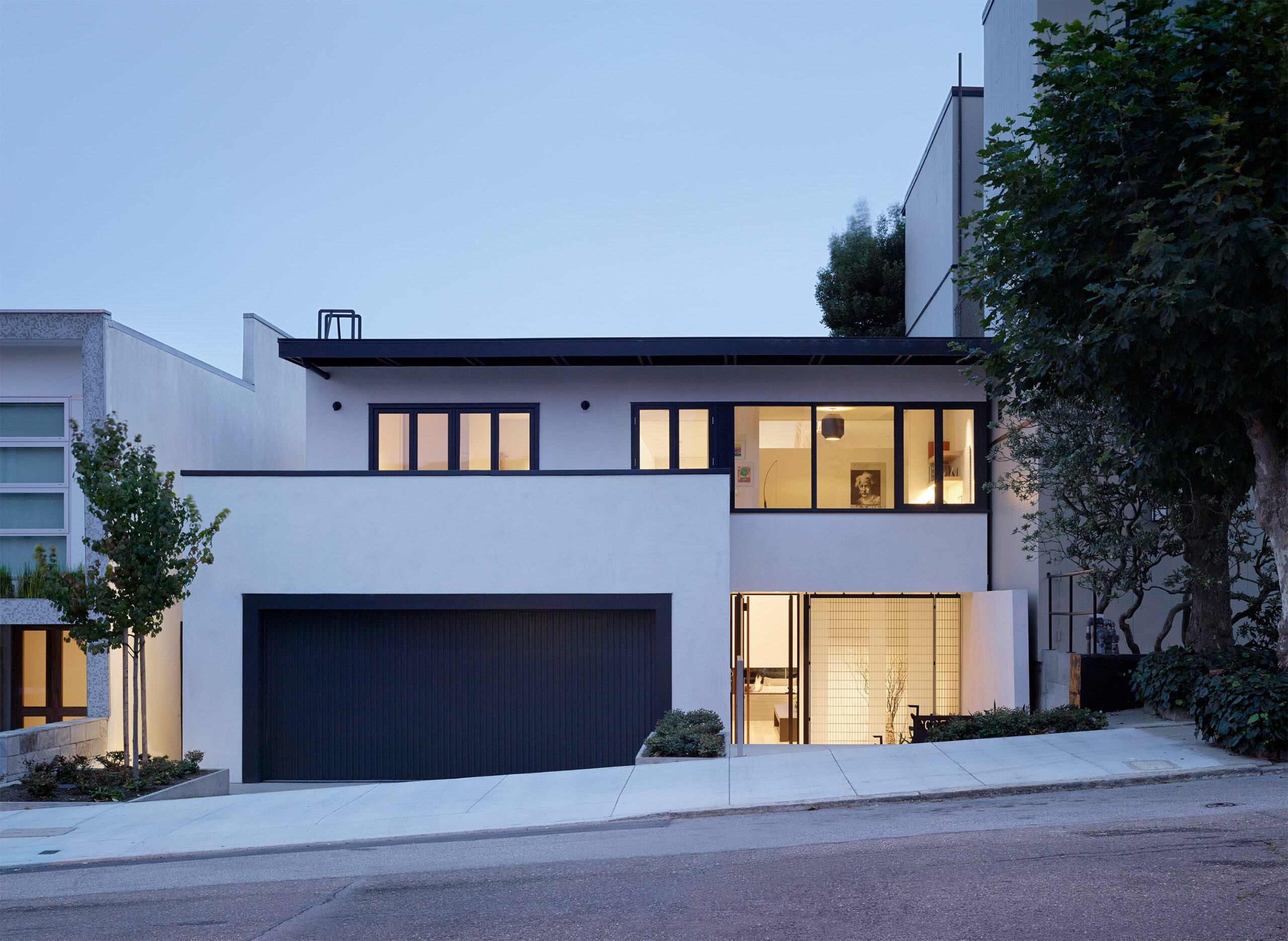 Exterior of a renovated Joseph Esherick house.