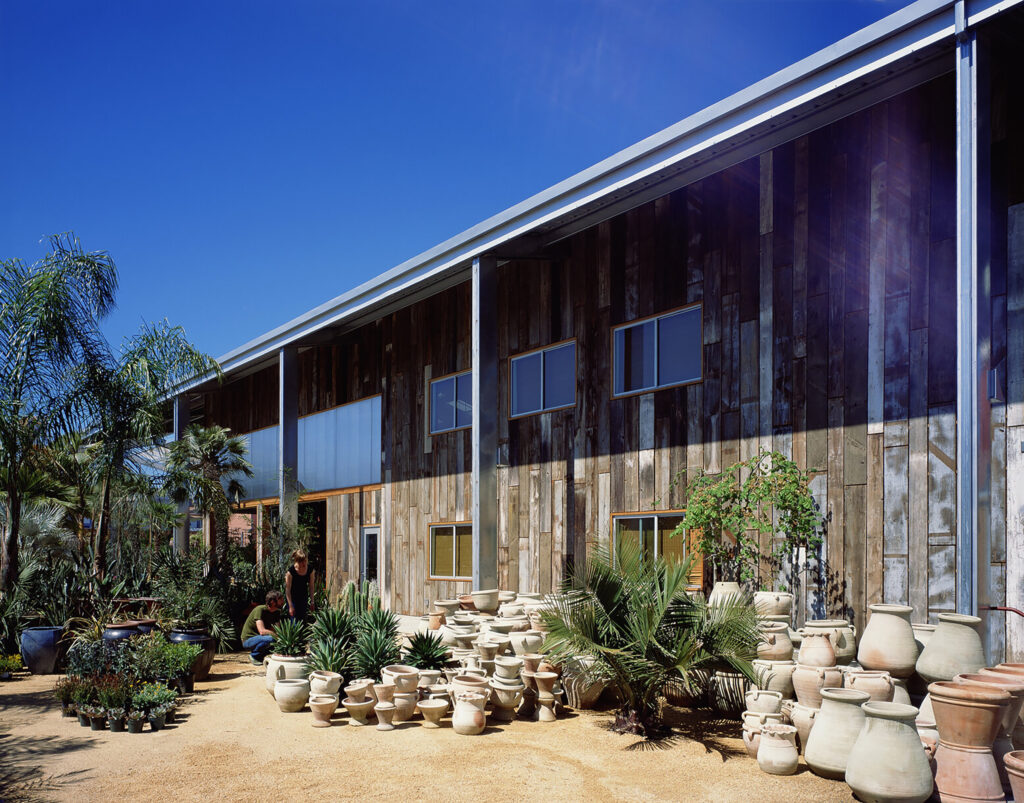 Exterior of Flora Grubb Gardens building.