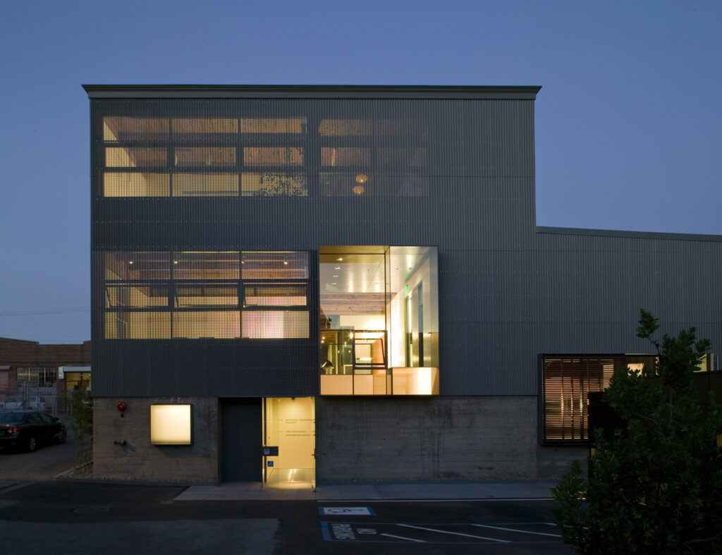 Exterior of Matarozzi Pelsinger headquarters in San Francisco.